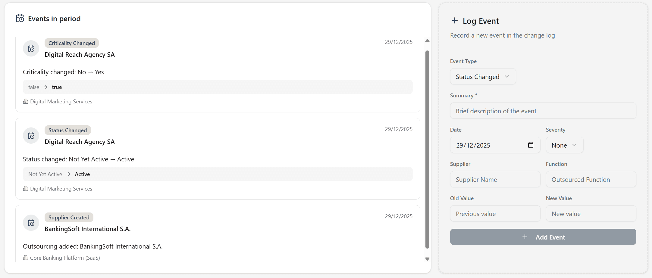 Reporting Tracker